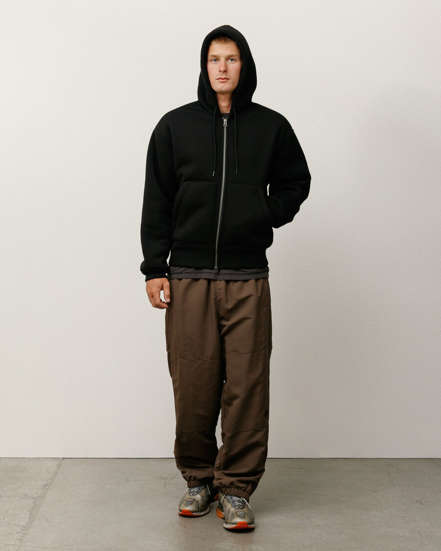 pulover s kapuco bonded sherpa