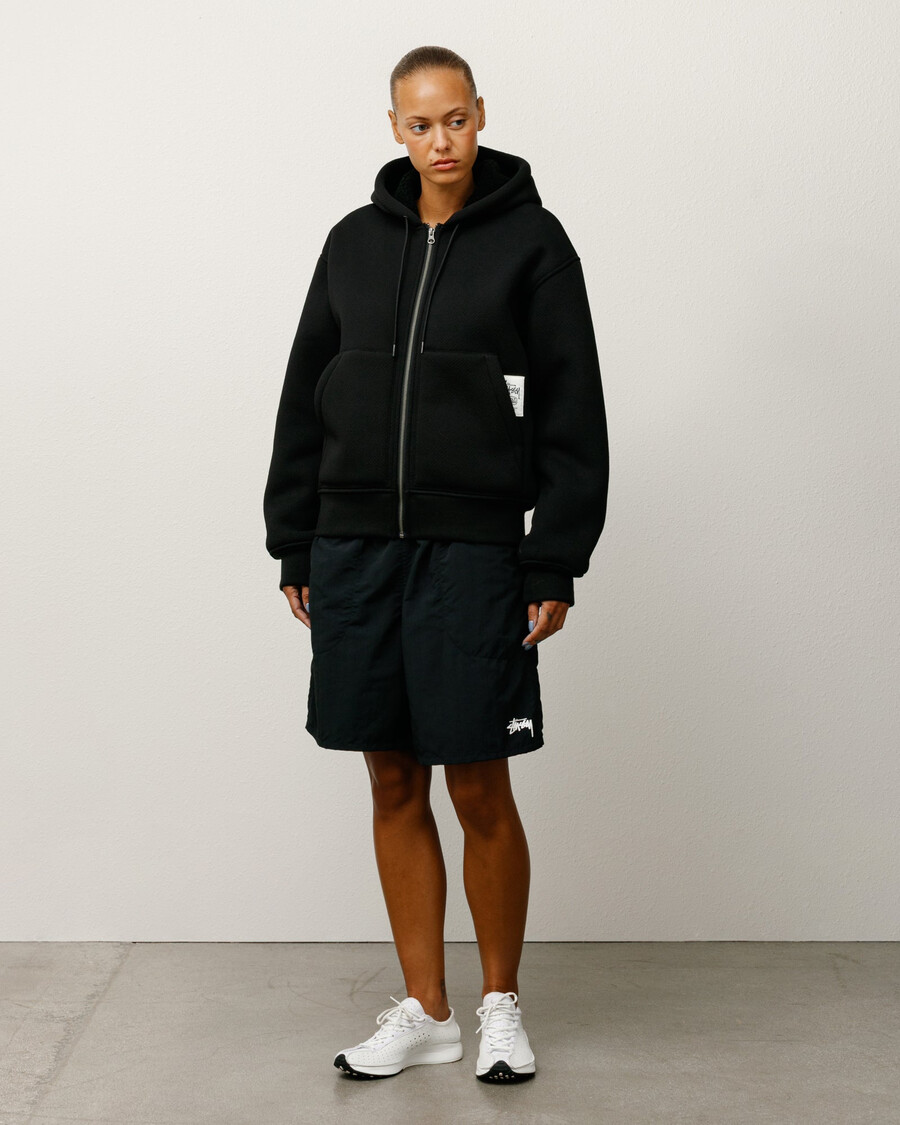 pulover s kapuco bonded sherpa