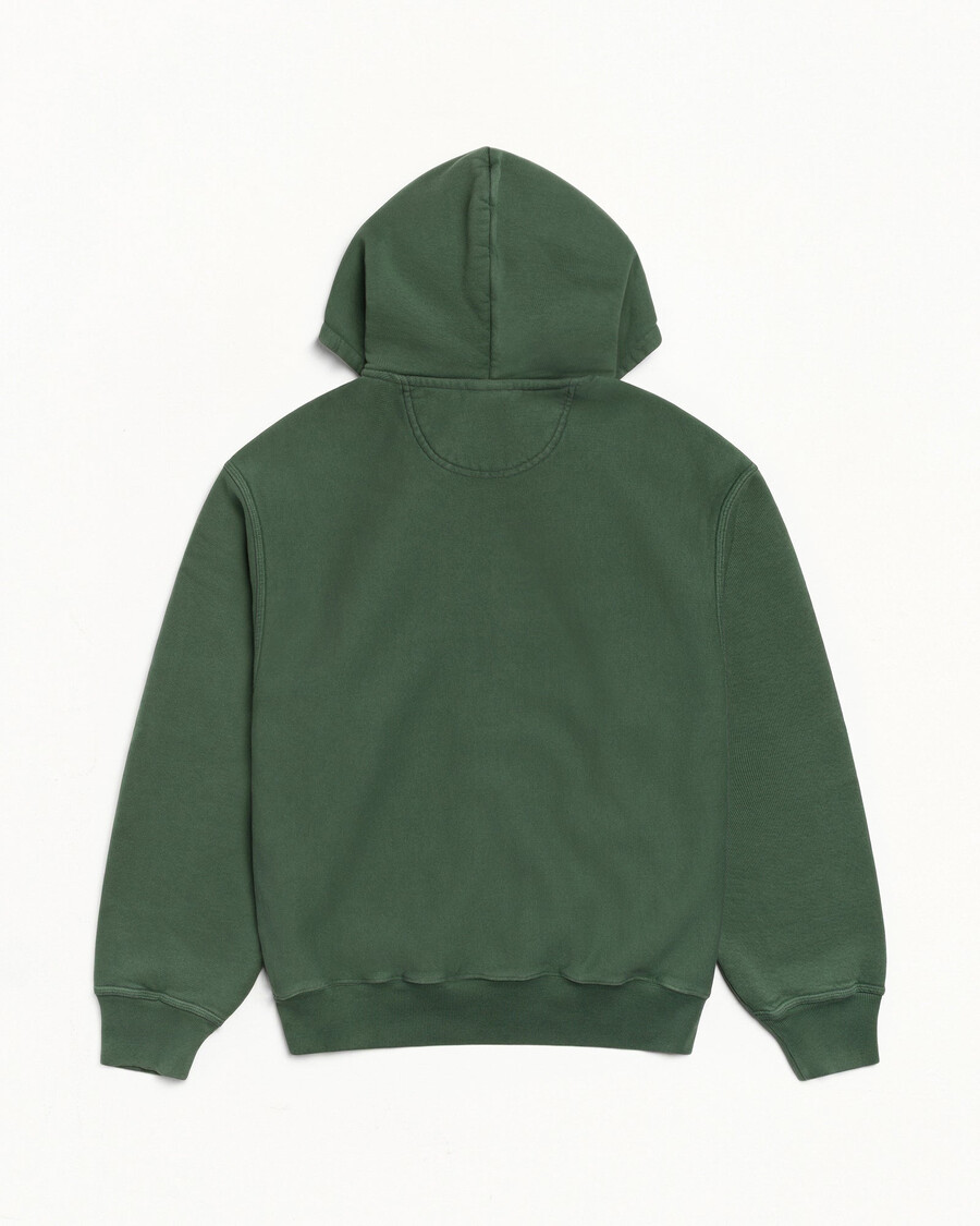 stüssy wear zip hoodie pigment dyed