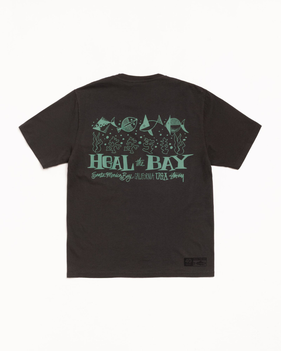 majica heal the bay 40 barvana s pigmentom