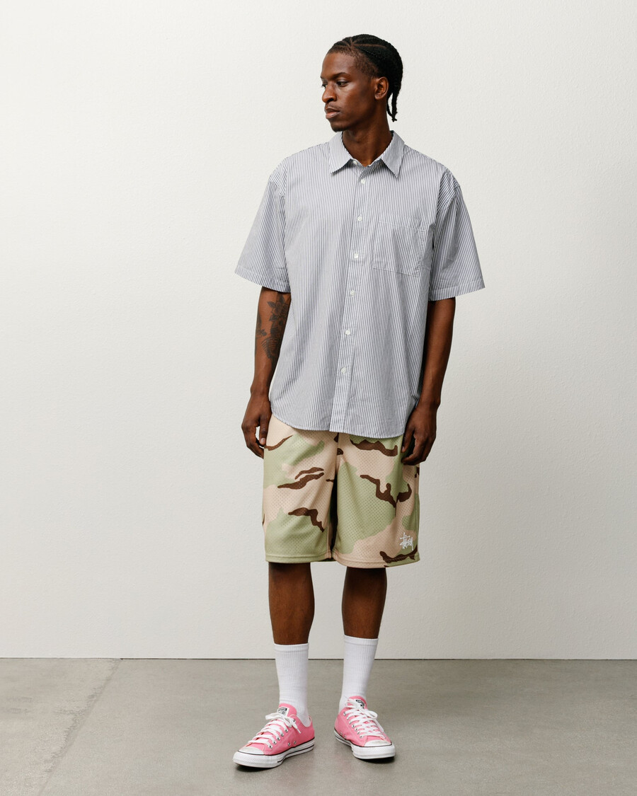 Škatlasta majica ss 8 ball stripe