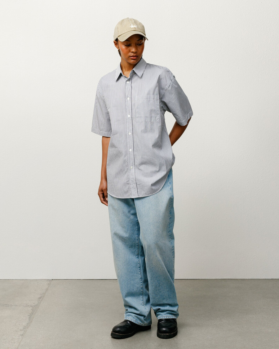 Škatlasta majica ss 8 ball stripe